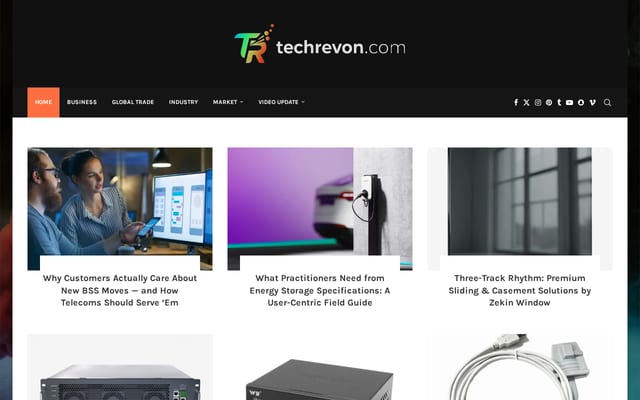 Screenshot of techrevon.com