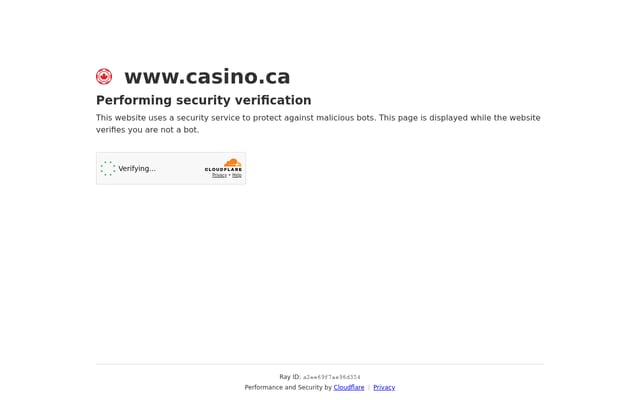 Screenshot of casino.ca