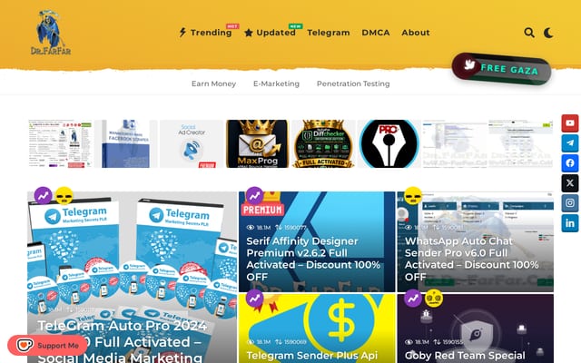 Screenshot of dr-farfar.com