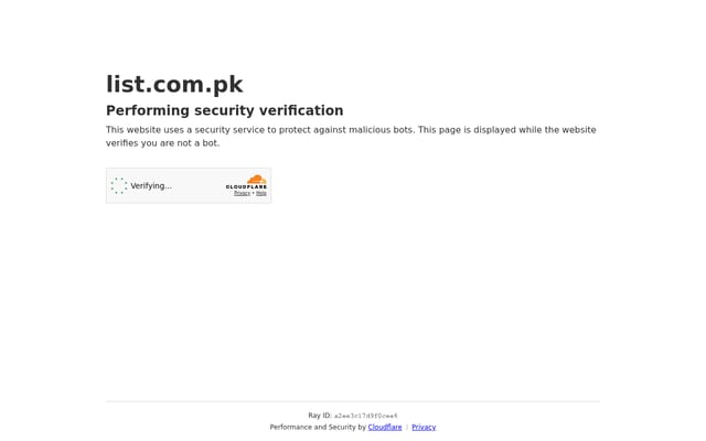Screenshot of list.com.pk