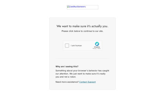 Screenshot of liveauctioneers.com