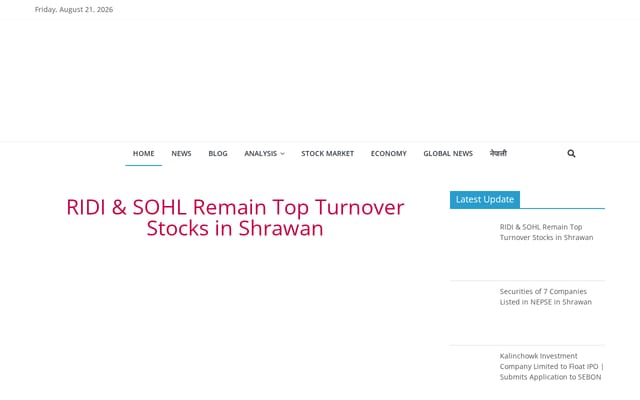 Screenshot of investopaper.com