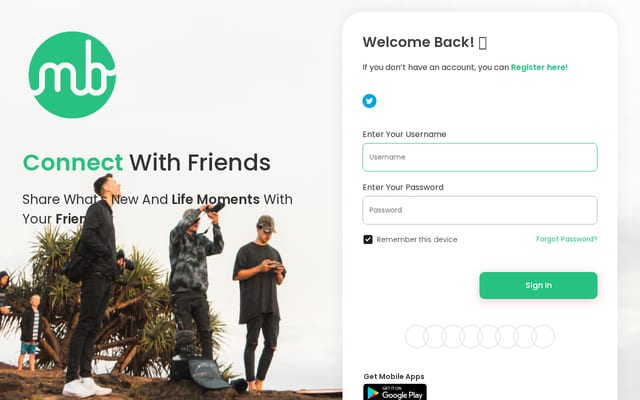 Screenshot of mymeetbook.com