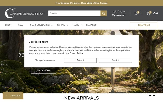 Screenshot of cdncoin.com