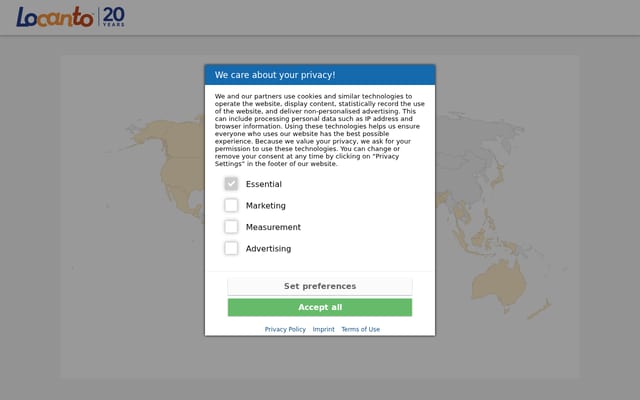 Screenshot of locanto.info