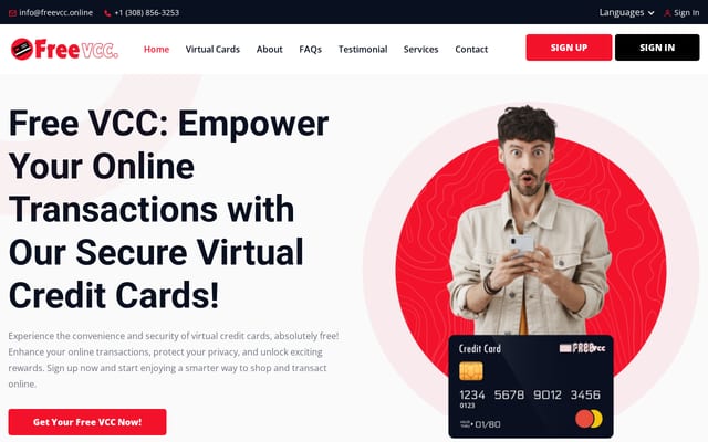 Screenshot of freevcc.online