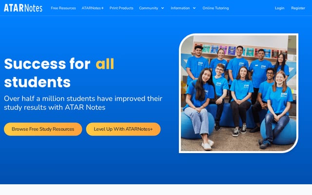 Screenshot of atarnotes.com