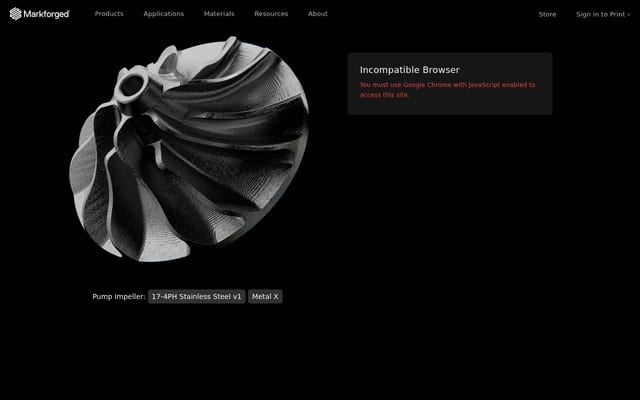 Screenshot of eiger.io