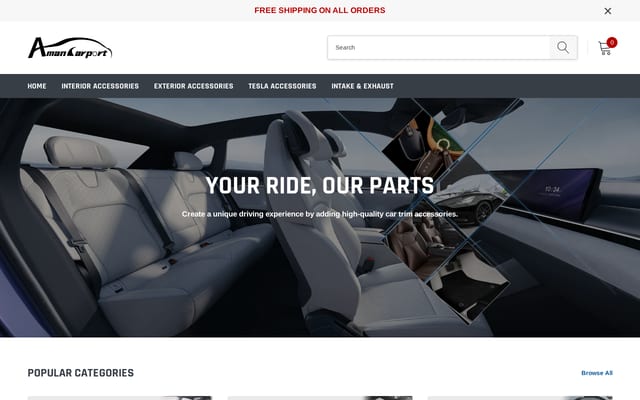 Screenshot of amancarport.com