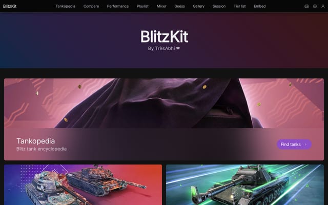 Screenshot of blitzkit.app