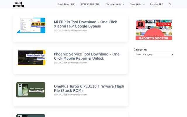 Screenshot of gadgetsdr.com