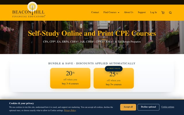 Screenshot of bhfe.com