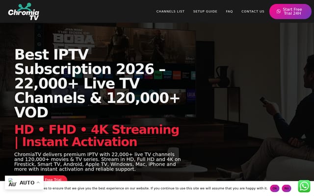 Screenshot of casamiatv.com