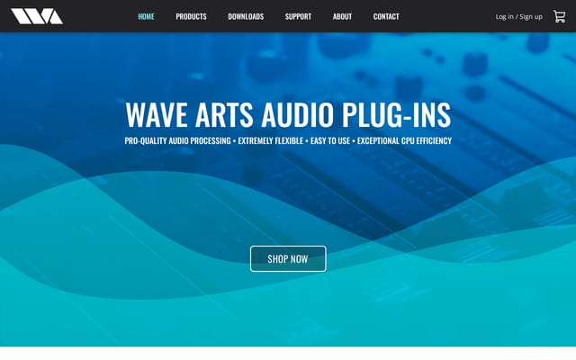 Screenshot of wavearts.com