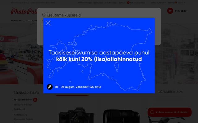 Screenshot of photopoint.ee