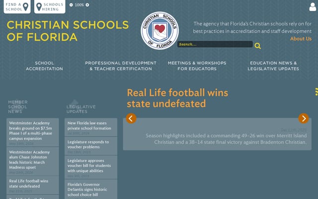 Screenshot of csfla.org