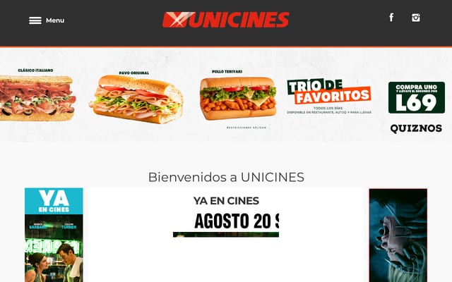 Screenshot of unicines.com