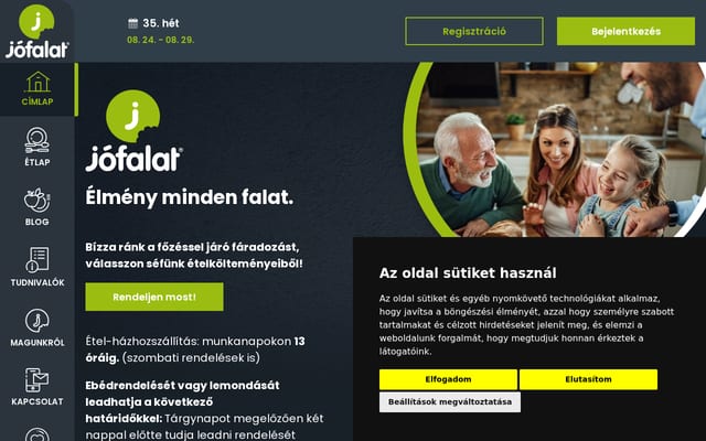 Screenshot of jofalat.hu
