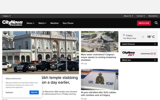Screenshot of 660citynews.com