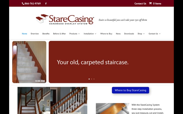 Screenshot of starecasing.com