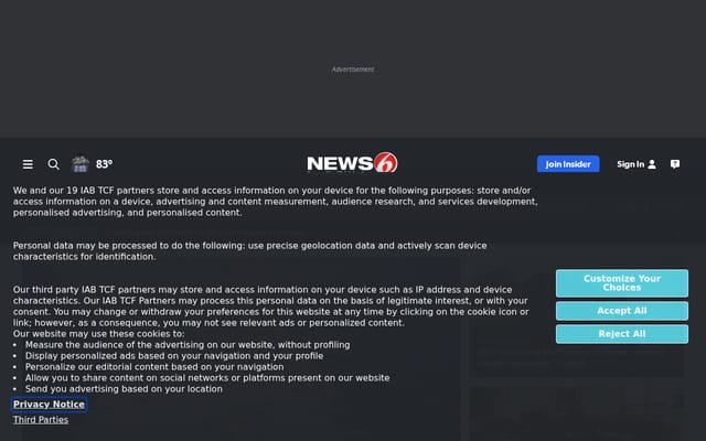 Screenshot of local6.com