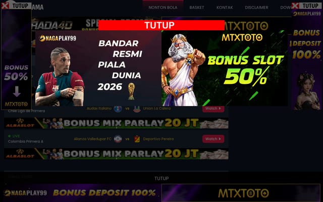 Screenshot of tvbersama.cc