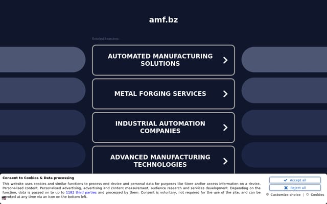 Screenshot of amf.bz