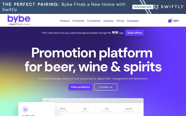 Screenshot of bybe.com