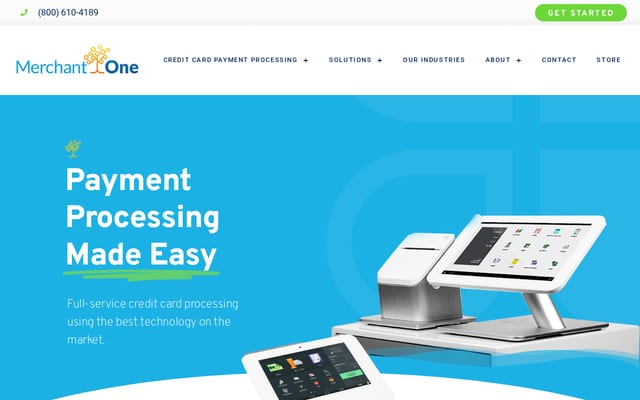 Screenshot of merchantone.com