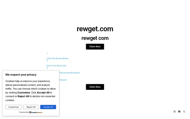 Screenshot of rewget.site