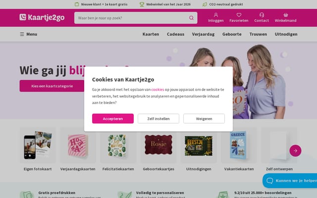 Screenshot of kaartje2go.nl