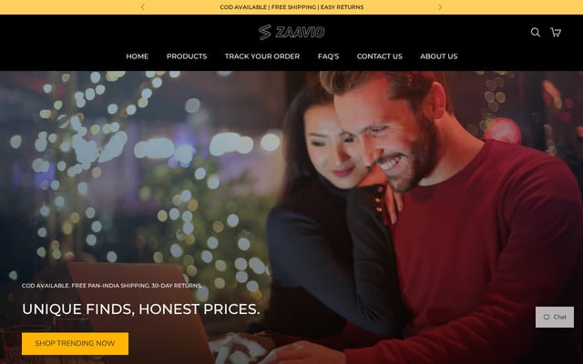 Screenshot of zaavio.com