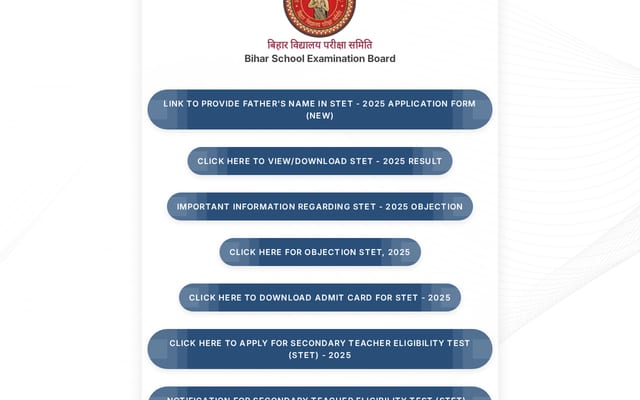 Screenshot of onlinebseb.in