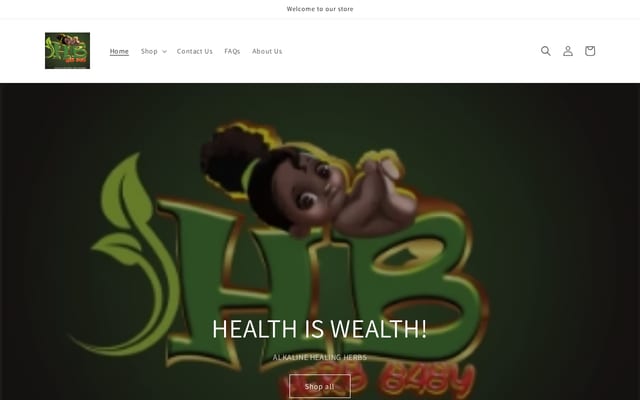 Screenshot of herbbaby.org