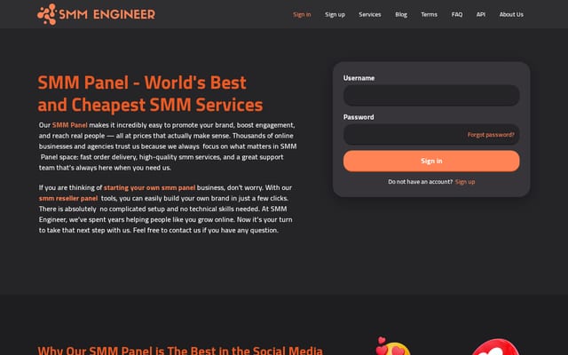 Screenshot of smmengineer.com