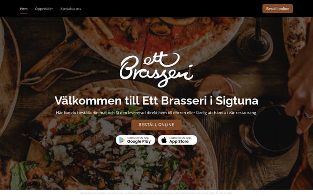 Screenshot of ettbrasseri.se