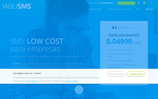 Screenshot of wausms.com