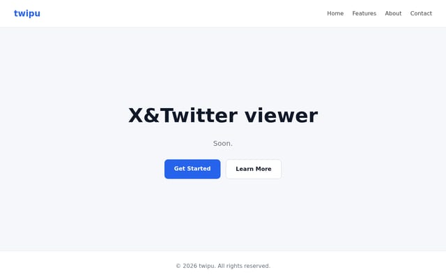 Screenshot of twipu.com