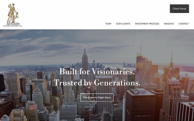 Screenshot of artemiswa.com