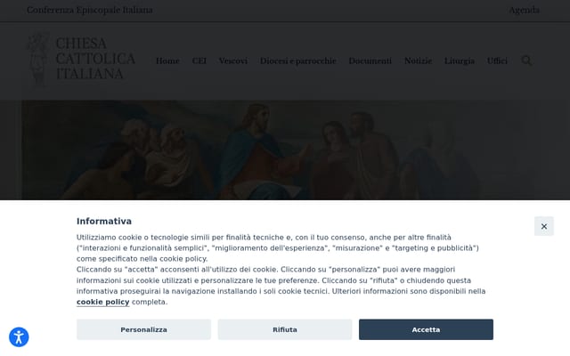 Screenshot of chiesacattolica.it