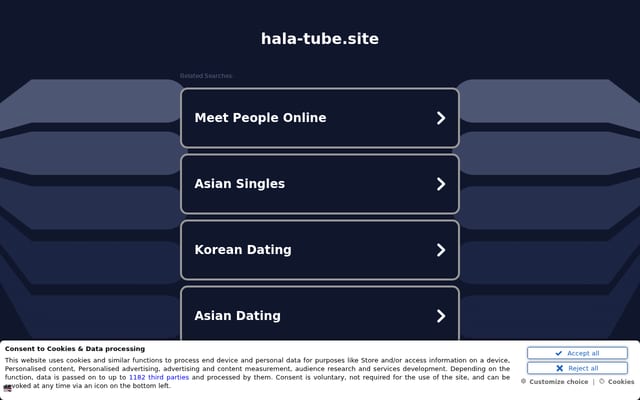 Screenshot of hala-tube.site