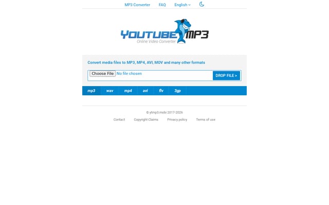Screenshot of ytmp3.mobi