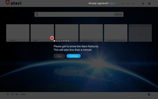 Screenshot of atavi.com