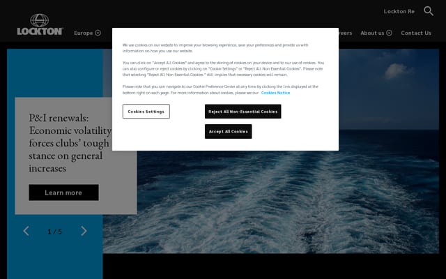 Screenshot of lockton.com