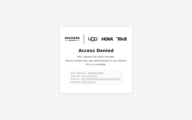Screenshot of ugg.com