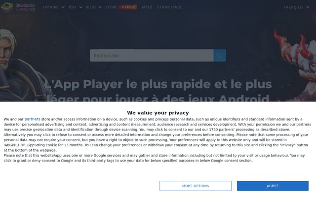 Screenshot of bluestacks.com