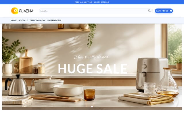 Screenshot of blaena.com