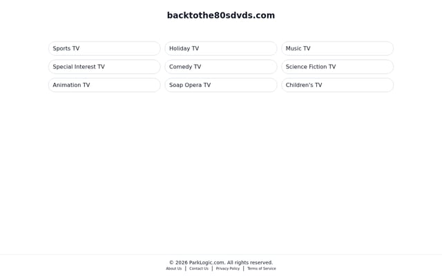 Screenshot of backtothe80sdvds.com