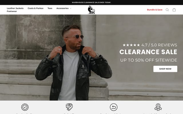 Screenshot of davidoutwear.com