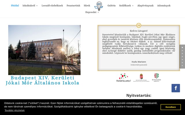 Screenshot of jokailapja.hu